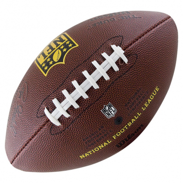 Мяч для американского футбола WILSON NFL Team Logo WTF1748XBLGUJ лого NFL темно-коричневый